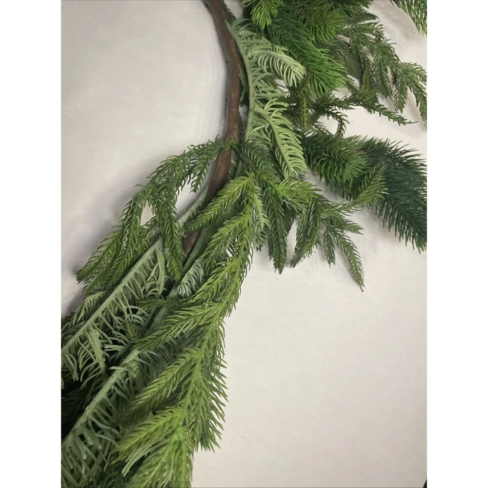 Lot Of Two 4ft Christmas Pine Garlands (Total Of 8ft)